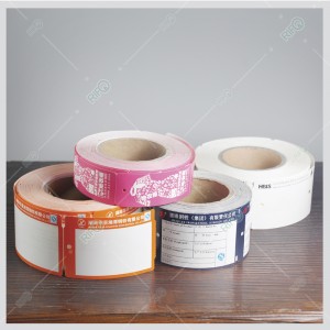 Etichetă cu bară de oțel Material de temperatură ridicată Hârtie sintetică pentru animale de companie