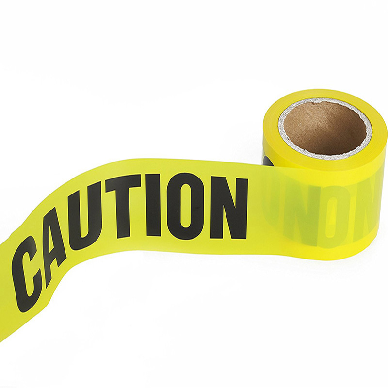 Bandă de avertizare personalizată non-detectabilă Color PE, bandă de baricadă de precauție ieftină