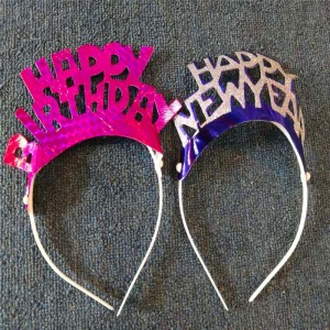 Happy New Years Party Favore Headband Tiara Decorațiile petrecerii de Anul Nou
