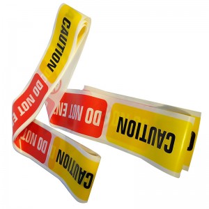 Preț de calitate superioară al fabricii. Bariera de avertizare PEE personalizată imprimată cu bandă de precauție imprimată