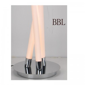 Lampă de masă LED cu tub acrilic drept