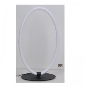 Lampă de masă LED cu tub oval acrilic