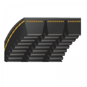 Curea în V din cauciuc cu margine brută OFT