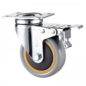 Mediu de lucru - Carcasă cromată cu roată Orange TPE2