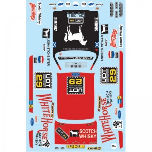 autoturism model decalaj cu apă