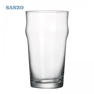 Ochelari de bere Sanzo 16oz Pint Cupă Ochelari de bere Artizanală Pint Sticlă fabricată la mașină Ochelari de bere cu pint ieftin