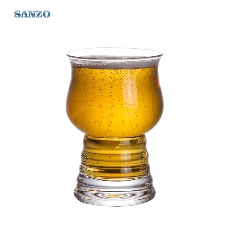 Sticla de bere Sanzo 6oz Sticla de bere tipărită personalizată Octagon Beer Glass