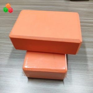 Furnizare din fabrică memorie de înaltă calitate eva blocuri gofrate logo OEM yoga exercitare bloc de imprimare eco spumă fot training de sănătate