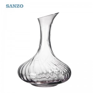 Decantor de cristal de înaltă calitate, suflat, fără plumb, suflat manual, de la curcan