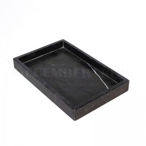 Tavă de servire din marmură dreptunghi dreptunghi de înaltă calitate