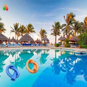 Logo personalizat Dongguan ROHS 10mm 20mm alb expandat epumă din spumă din polietilenă tub de susținere tub de tăiș pentru copii \/ adulți