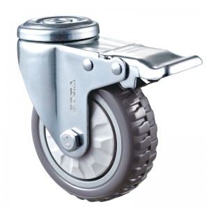 Mediu de lucru - Carcasă placă cromată cu roată Diamand TPE gri