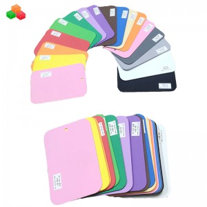 Vânzări la cald de înaltă densitate colorat 2mm 6mm 10mm papuci memorie EVA spumă dimensiuni personalizate siguranță foi de cauciuc pentru ambalare