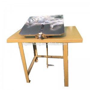 mașină de îndoit manuală pentru încălțăminte care face tăiere cu regulă din oțel