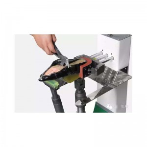 încălțăminte din piele care face mașină de durată laterală