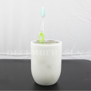 Set de baie din marmură albă pură