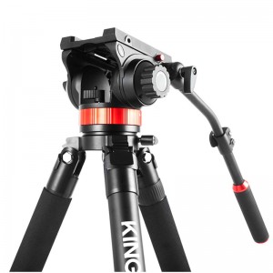 Kingjoy K5008 Video trepied din aluminiu Heavy Duty și fotografie