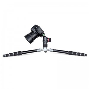 Kingjoy A61 Trepied rabatabil din aluminiu Aurora cu cap de bile cu profil inferior T11