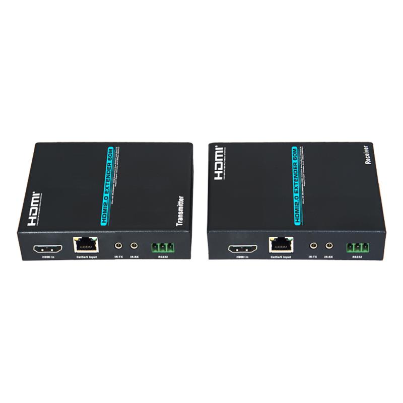 Extensor HDMI V2.0 60m peste un singur cablu cat5e / 6 cablu 4Kx2K @ 60Hz HDCP2.2 Cascada multi-receptor