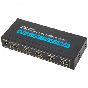 V2.0 HDMI Switch 5x1 Suport 3D Ultra HD 4Kx2K @ 60Hz HDCP2.2