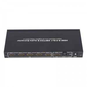 V2.0 HDMI Switch 5x1 și Extractor audio ARC Ultra HD 4Kx2K @ 60Hz HDCP2.2 18 Gbps