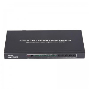 V2.0 HDMI Switch 5x1 și Extractor audio ARC Ultra HD 4Kx2K @ 60Hz HDCP2.2 18 Gbps