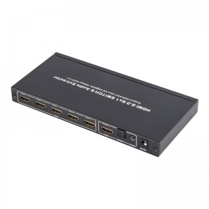 V2.0 HDMI Switch 5x1 și Extractor audio ARC Ultra HD 4Kx2K @ 60Hz HDCP2.2 18 Gbps