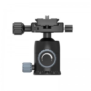 Noul design KINGJOY G0S cap de bilă rotativ la 360 de grade cu placă de eliberare rapidă arca suisse