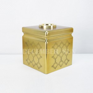 Accesorii de baie din sticlă rotundă din aur, mozaic, decupate cu laser