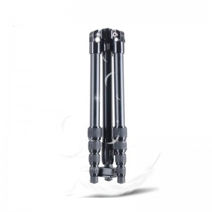 Kingjoy SF056 Seturi de trepied rabatabile cu 5 secțiuni, cu fotografiere în unghi redus și coloană centrală, pot fi utilizate ca monopod
