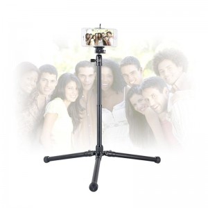 Kingjoy SC056 Seturi de trepied rabatabile cu 5 secțiuni, cu fotografiere în unghi redus și coloană centrală, pot fi utilizate ca monopod