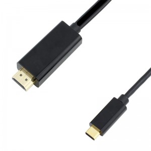 Cablu USB C până la HDMI 6ft (4K @ 60Hz), cablu USB de tip C la HDMI [Thunderbolt 3 compatibil] pentru MacBook Pro 16 '' 2019\/2018\/2017, MacBook Air \/ iPad Pro 2019\/2018, Surface Book 2, Samsung S10 , și altele
