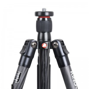 Kingjoy Suport portabil pentru trepied cu fotoliu foto din aluminiu Kingjoy, cu cap de bilă pentru Dslr digital