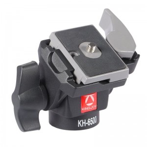 Kingjoy Professional Wearable 2-Pan Pan inclinare din aluminiu pivotant foto cap foto KH-6500