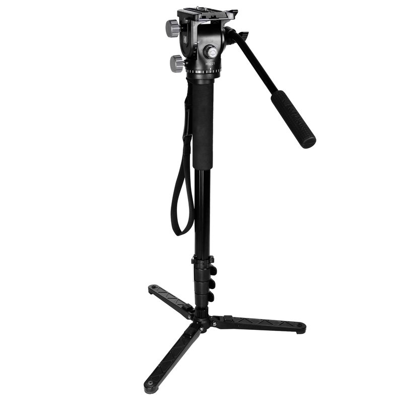 KINGJOY Cameră monopod Alpenstock, monopod video din aluminiu cu flip Lock pentru cameră cu șurub convertibil de 1/4 