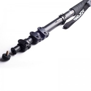 KINGJOY Cameră monopod Alpenstock, monopod video din aluminiu cu flip Lock pentru cameră cu șurub convertibil de 1\/4 \