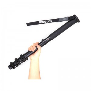 KINGJOY Cameră monopod Alpenstock, monopod video din aluminiu cu flip Lock pentru cameră cu șurub convertibil de 1\/4 \