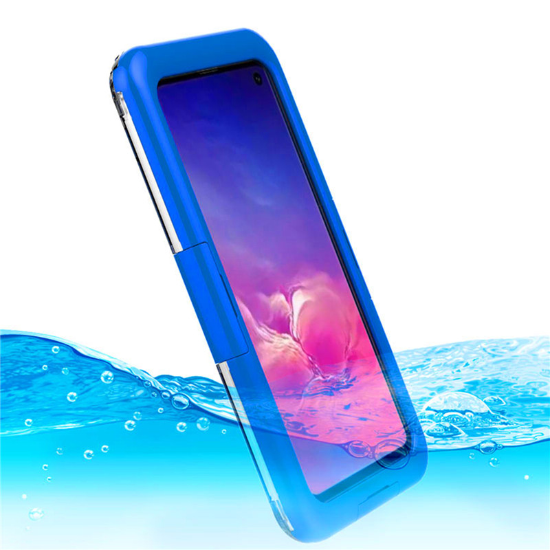 Protecție pentru telefon subacvatic cea mai bună carcasă de telefon pentru Samsung S10 (albastru)