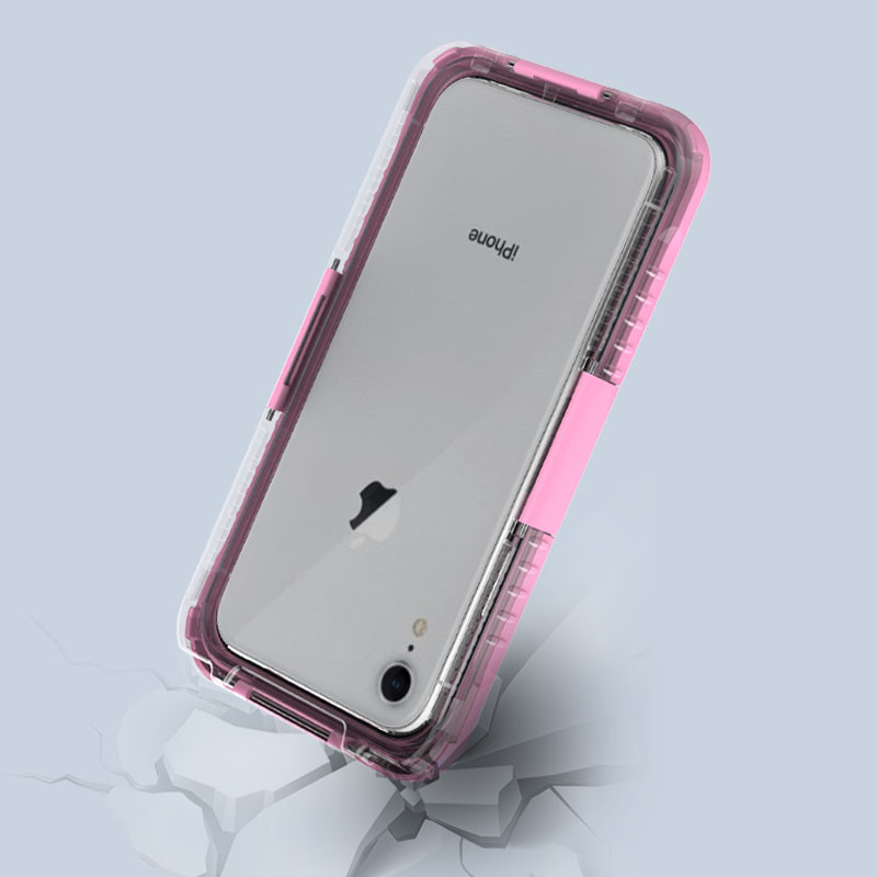 Ieftin iphone XR caz de salvare whor&server;101; pentru a cumpăra cazul subacvatic iPhone caz impermeabil pentru telefon și portofel (Pink)