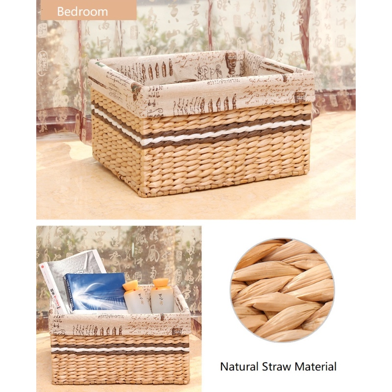 Coșul țesut cu paie