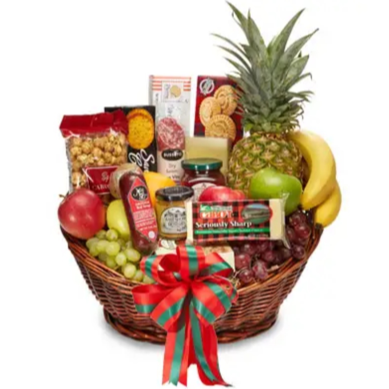 Coș de cadouri de Crăciun