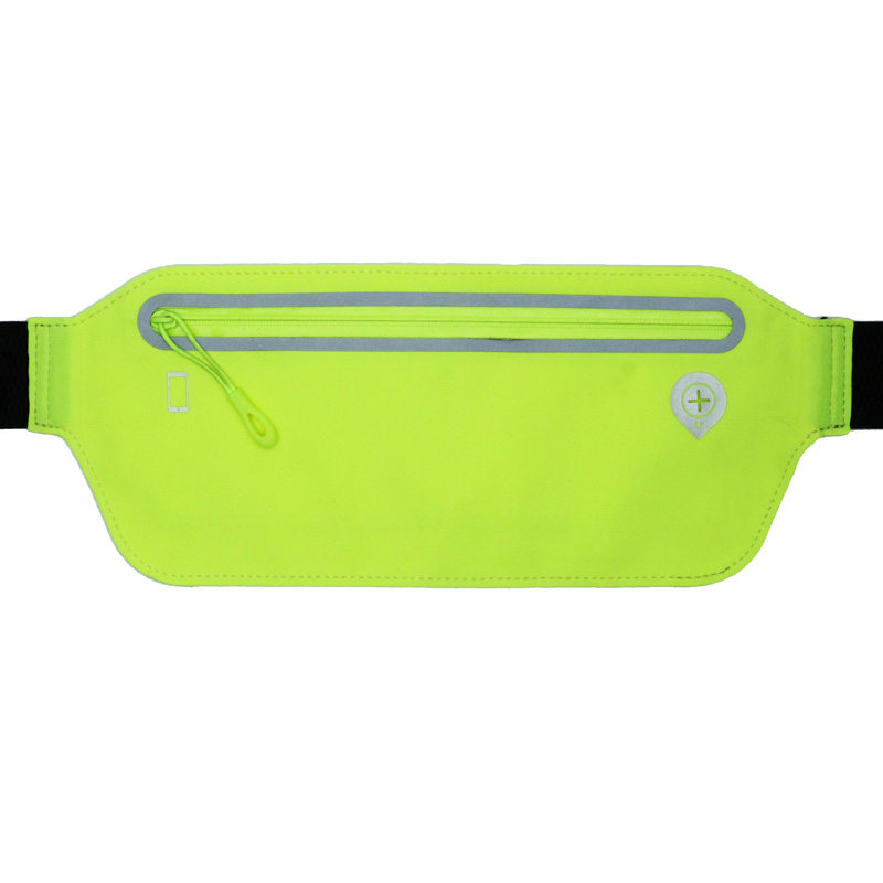 Unisex Sport Waist Bag Pack cu Headphone Jack şi Zipper