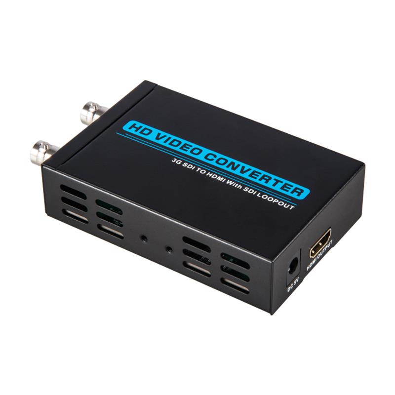 SDI HD / 3G / 3G SDI TO HDMI Cu SDI Loop out Converter 1080P