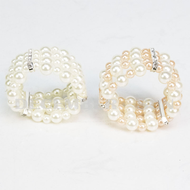 Inel frumos șervețel perla inel șervețel