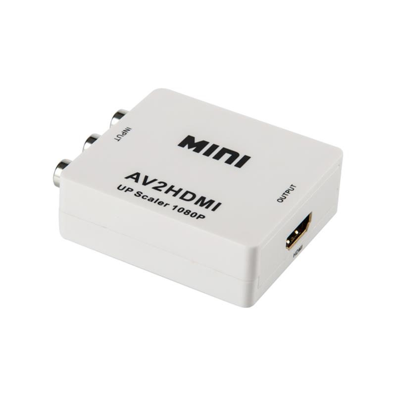 Mini Size AV/RCA/CVBS către Convertor HDMI Upcaler 720p/1080p