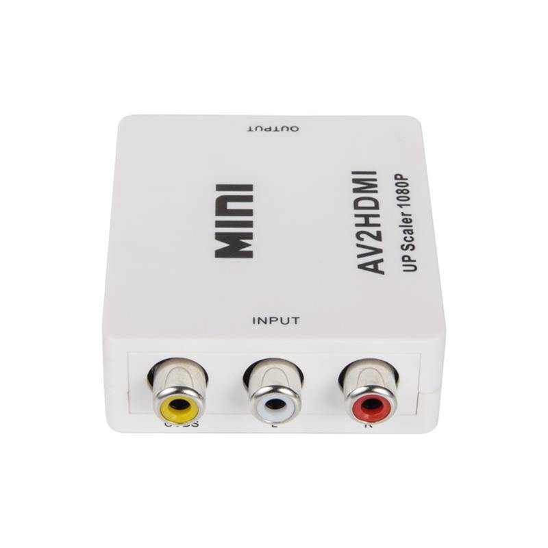 Mini Size AV/RCA/CVBS către Convertor HDMI Upcaler 720p/1080p