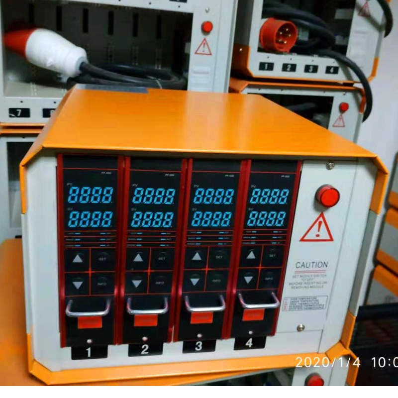 4 seturi de cutii de control al temperaturii portocalii