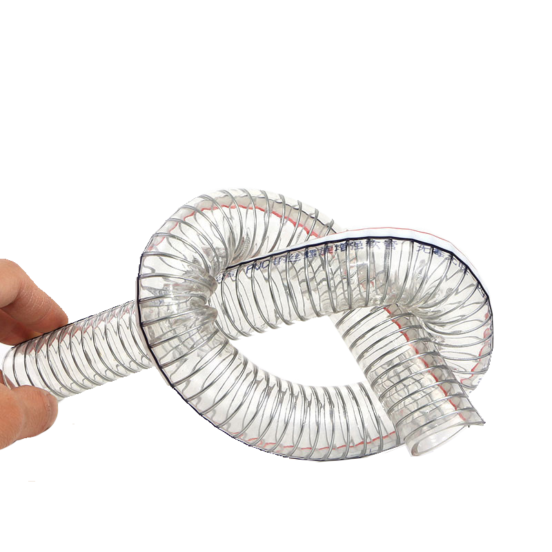 Fabrica chineză de 2 inch furtun flexibil din PVC din oțel furtun armat furtun