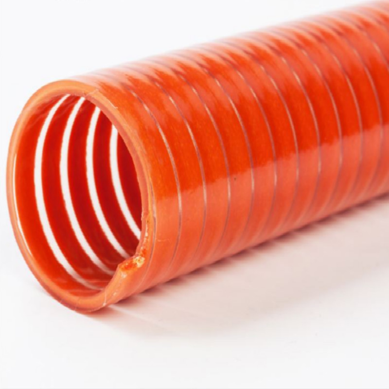 Vânzare fierbinte Furtun Helix de aspirație colorat din PVC de înaltă presiune, fabricat în China