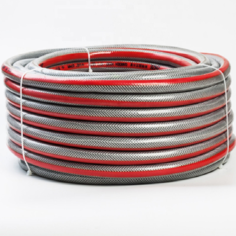 Fără miros de bună calitate colorată din fibre flexibile împletite, întărește furtunul din grădină din PVC